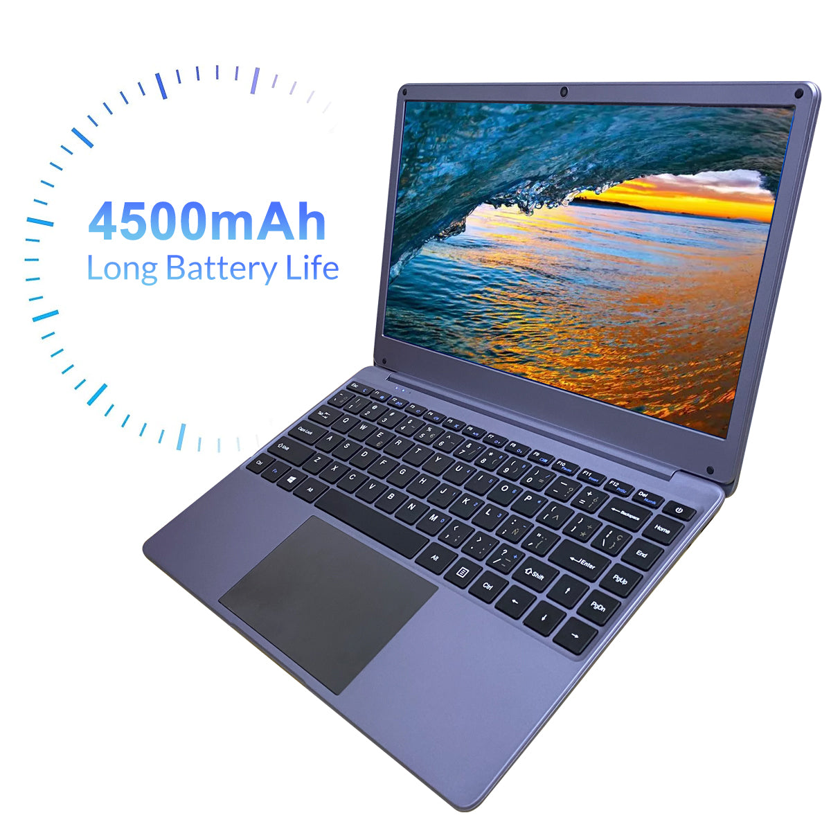 CRELANDER 14 Inch Intel N4020 IPS Screen Dual Core Dual Laptop