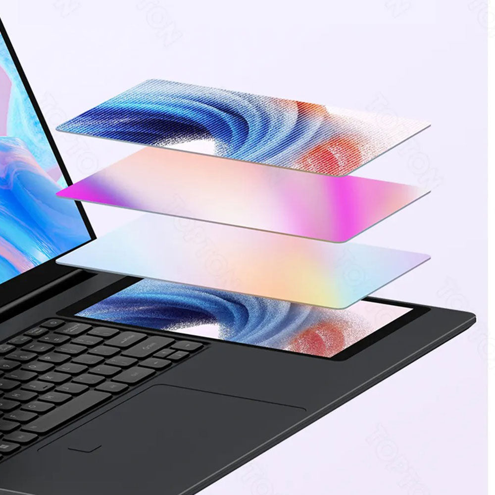 CRELANDER Dual Screen Laptop 15.6"+7" Touchscreen Laptops PC Notebook