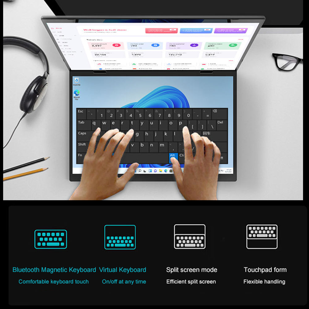 CRELANDER 10.5"+10.5" Yoga Laptop Intel Regular priceHK