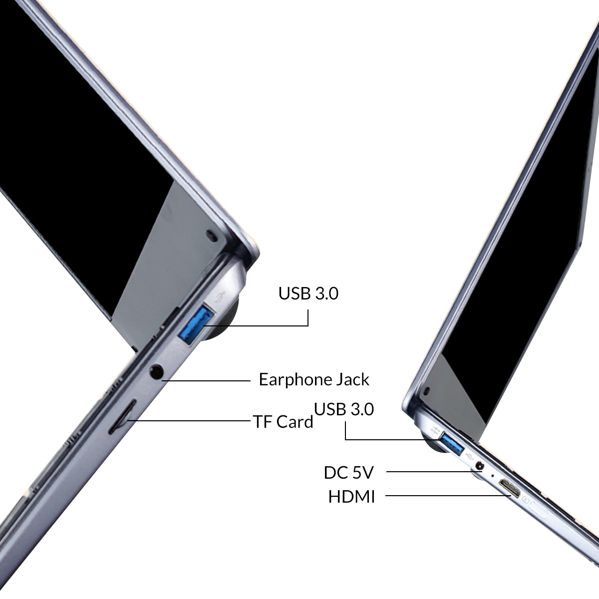 CRELANDER 14 Inch Intel N4020 IPS Screen Dual Core Dual Laptop