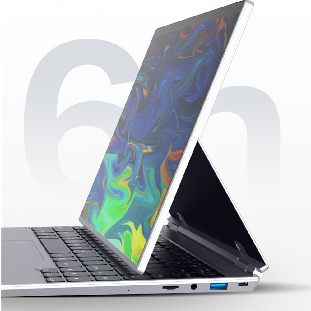 CRELANDER 14 Inch 360 Degree Rotating Touch Screen Laptop
