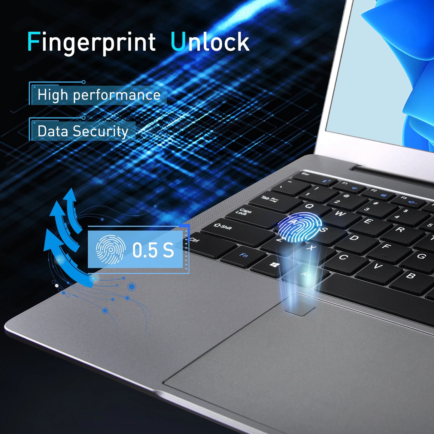 CRELANDER Z60 15.6 Inch Laptop 1920*1080 FHD Intel Core i5 8279u