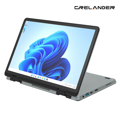 CRELANDER Mini Laptop 10.95 "Touch Screen Intel N100 CPU Windows Pocket PC Tablet Yoga Laptops