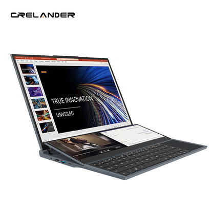 CRELANDER New Arrivals Dual Screen Laptop Core i7 10th Generation Touch Screen