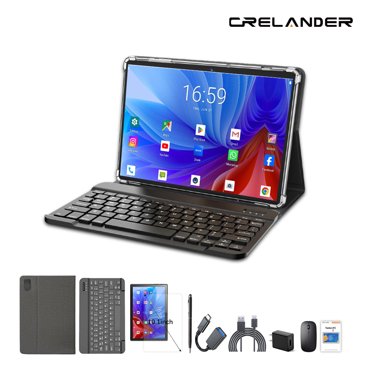 CRELANDER T30 Pro Tablet PC 4G LTE – Crelander-Laptop