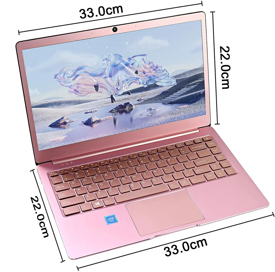 CRELANDER Pink Laptop 14 inch 1920*1080 Intel J4125 8GB RAM 128GB 256GB 512GB SSD